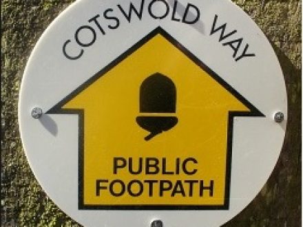 Cotswold Way marker